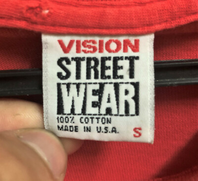 VINTAGE 80s SCHMITT STIX SKATEBOARD T-SHIRT VISION STREET VINTAGE 80s SCHMITT STIX SKATEBOARD T-SHIRT VISION STREET