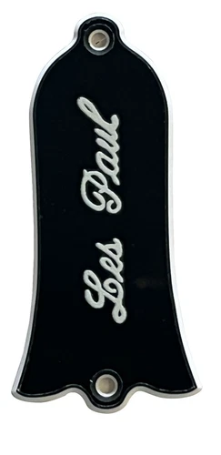 Pickguard For Gibson Epiphone Truss Rod Cover Plate logo Guitar 2-Ply-BLACK