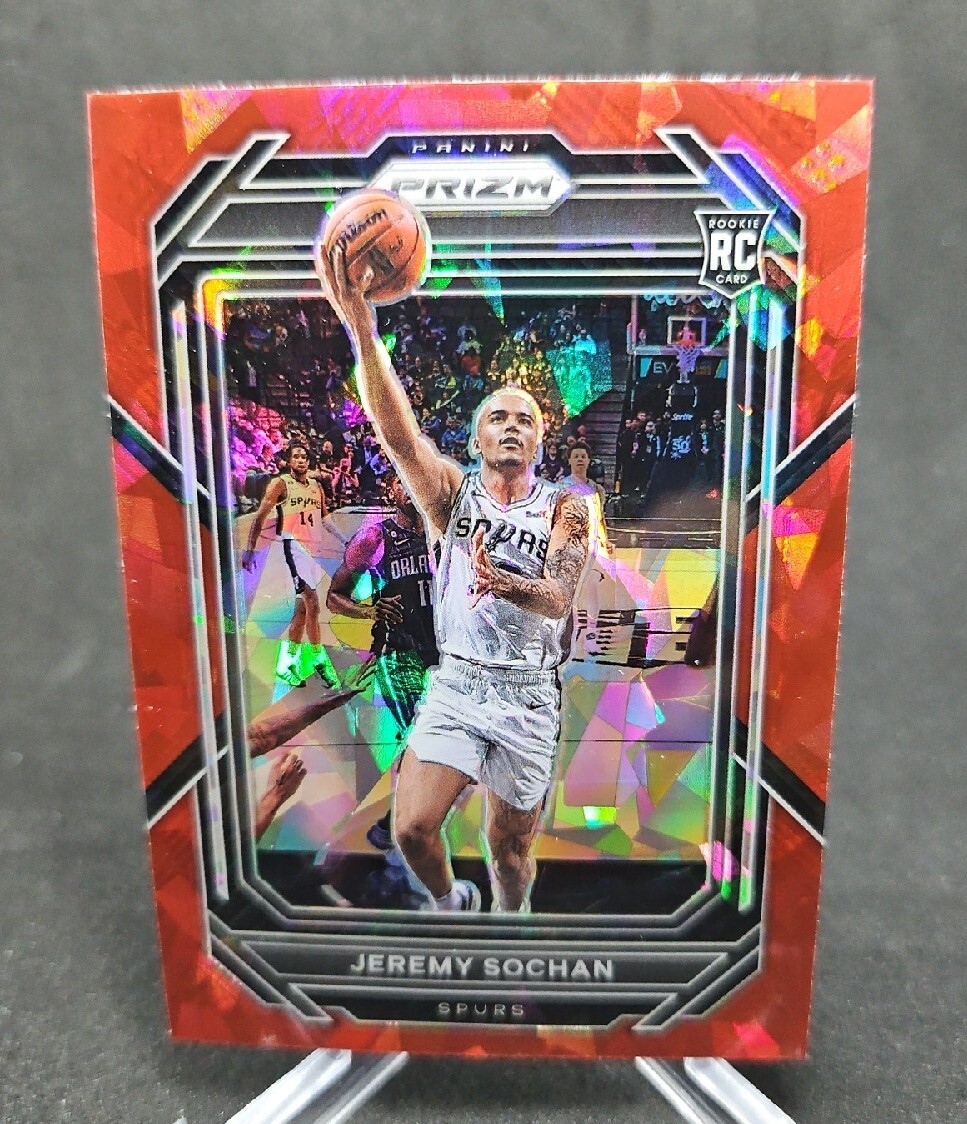 JEREMY SOCHAN 2022-23 Prizm Rookie RC Red Cracked Ice SP #263 | eBay