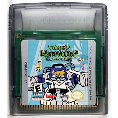 Dexter's Laboratory Robot Rampage - Nintendo Game Boy Color Pristine Gameboy GBC 682384310014 | eBay