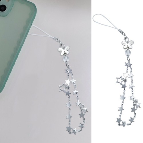 Five-pointed Star Pendant Butterfly Strap Lanyard Star Bead Cartoon Accessories - Zdjęcie 2 z 8