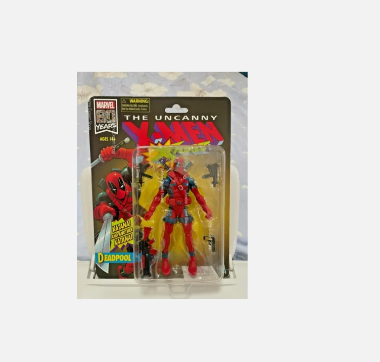 Deadpool Action Figure Marvel Legends Retro Spider-man Series 6-inch New 2023