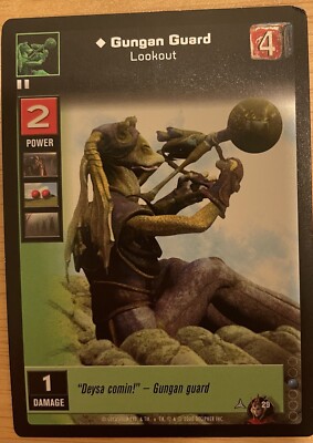 young jedi ccg gungan guard lookout