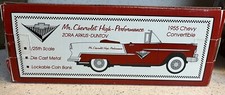 1955 Chevy Convertible Die Cast Metal Lockable Coin Bank 1/25 Scale