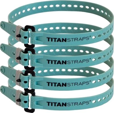 Titan Straps 4 Mini Straps 15 In, Slate TSM-0515X4-SLT