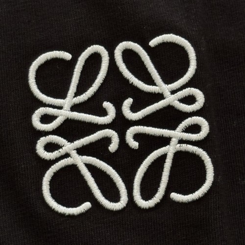T-shirt uomo LOEWE anagramma logo ricamato - nera - L Large - prezzo consigliato £370 - nuova con etichette - Foto 7 di 14