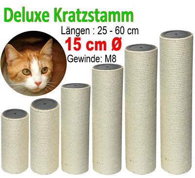 Katzen Kratzbaum Ersatzstamm Ersatz Stamm Sisalstamm Kratzstamm M8 - 15 cm   | eBay.de