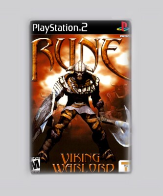 RUNE VIKING WARLORD / PS2 - 2''x3'' FRIDGE MAGNET (playstation 2 retro