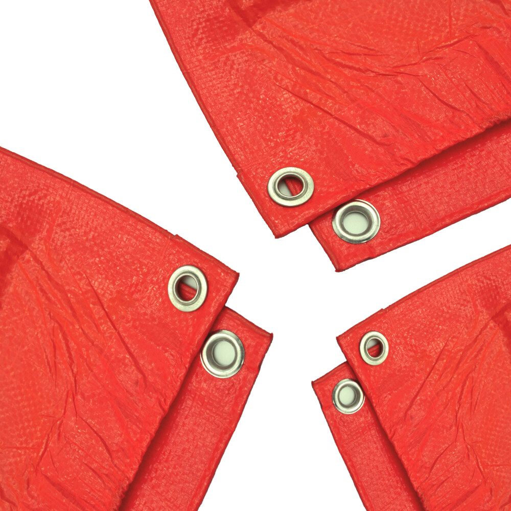Tarpaulin Regular Heavy Duty Waterproof Cover Tarp Ground Sheet + 4