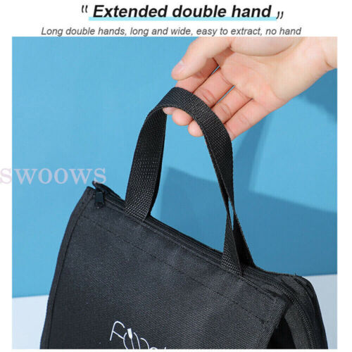 1/2xLunch Bag Insulated Thermal Cool Food Storage Bag Carry Tote For Adults Kids - Picture 7 of 11