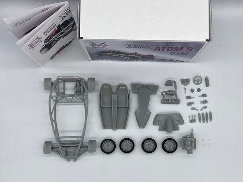 1:24 Ariel Atom 3 Resin Model Kit with Rubber Tires Clear Parts Top Gear Fastest - 第 9/9 張圖片