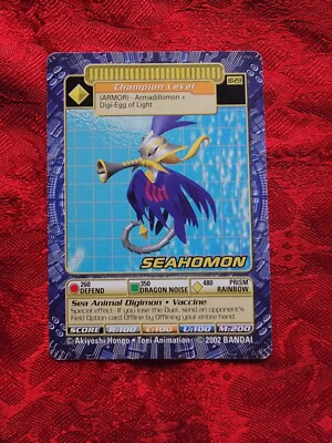 さーもん。 Bandai Digimon Trading Card Series 5 Seahomon Bo-259 | eBay