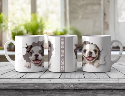 Französische Bulldogge Welpe Welpen Hunde 15oz 11oz Becher Sublimation Digital Download PNG