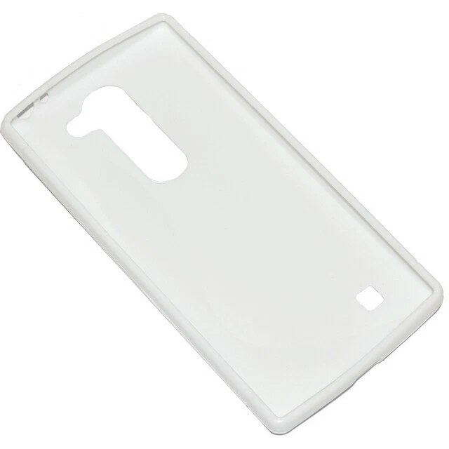 Ssyl Custodia Tpu Silicone S-line Back Cover Case White Bianco Lg Spirit Nuova - Immagine 2 di 3
