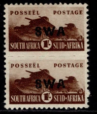 SOUTH WEST AFRICA GVI SG130, 1s brown, M MINT. Cat £19.