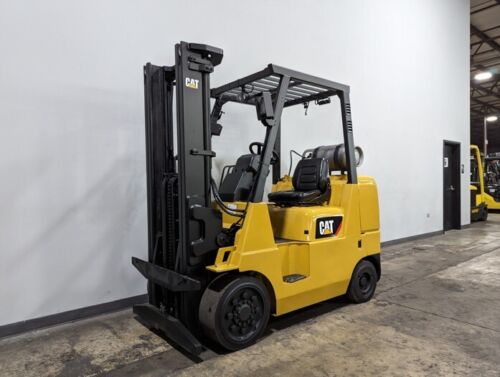 2019 CATERPILLAR GC35K 2 STAGE 7000LB CUSHION LPG FORKLIFT STK 13762 - Picture 3 of 11