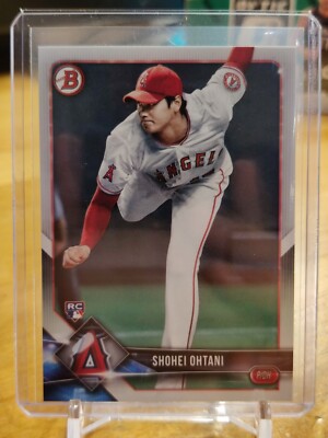 SHOHEI OHTANI 2018 TOPPS BOWMAN ROOKIE RC #49 LA DODGERS MLB CHAMP