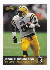 1996-97 Score All-Sport Football Card Eddie Kennison St Louis Rams #145 Rookie. rookie card picture