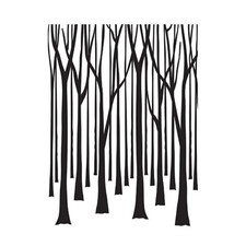 136 Darice Embossing Folder Essentials TREE TRUNKS 30008390