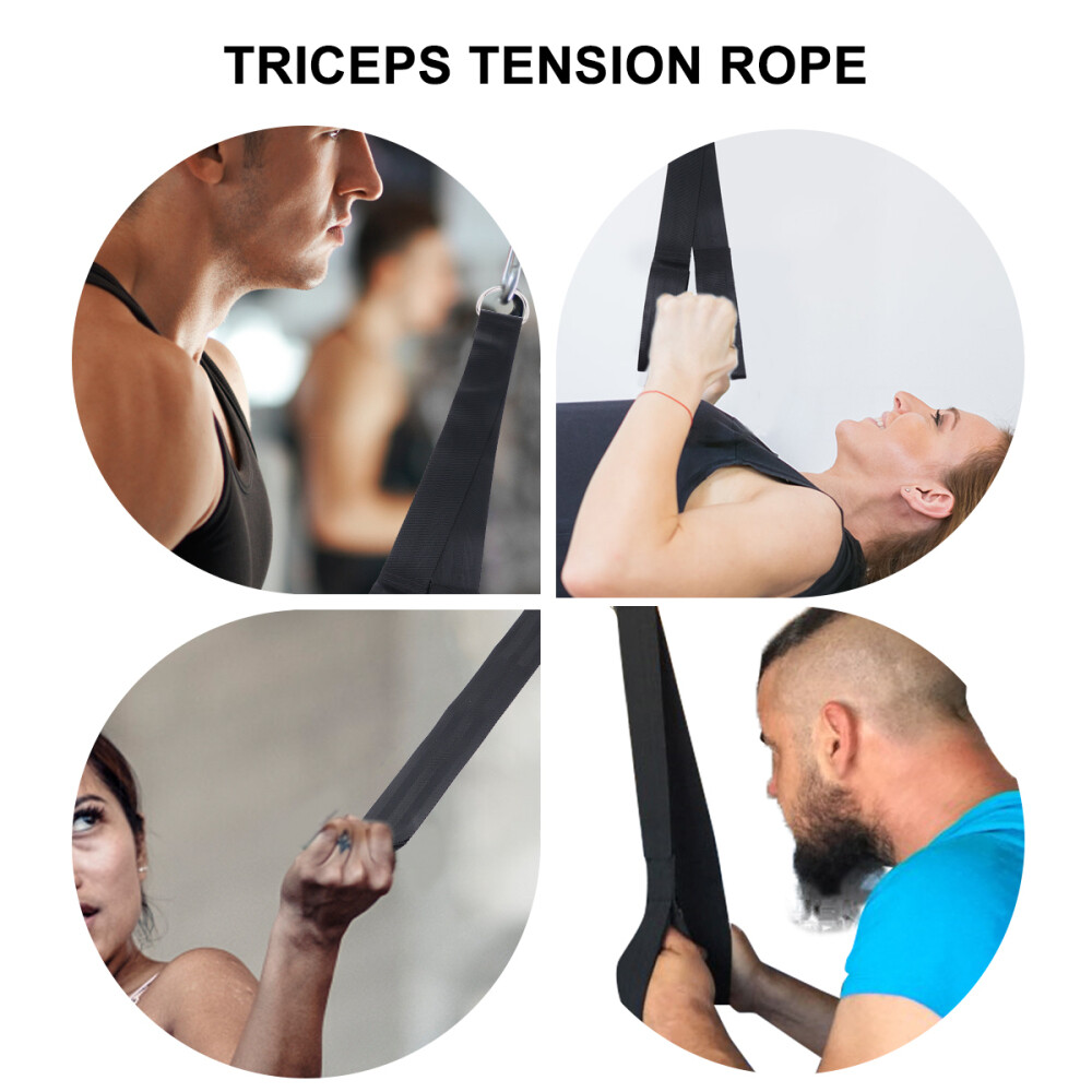 Tricep Rope Attachment Gym Tricep Rope Yoga Stretching Strap eBay
