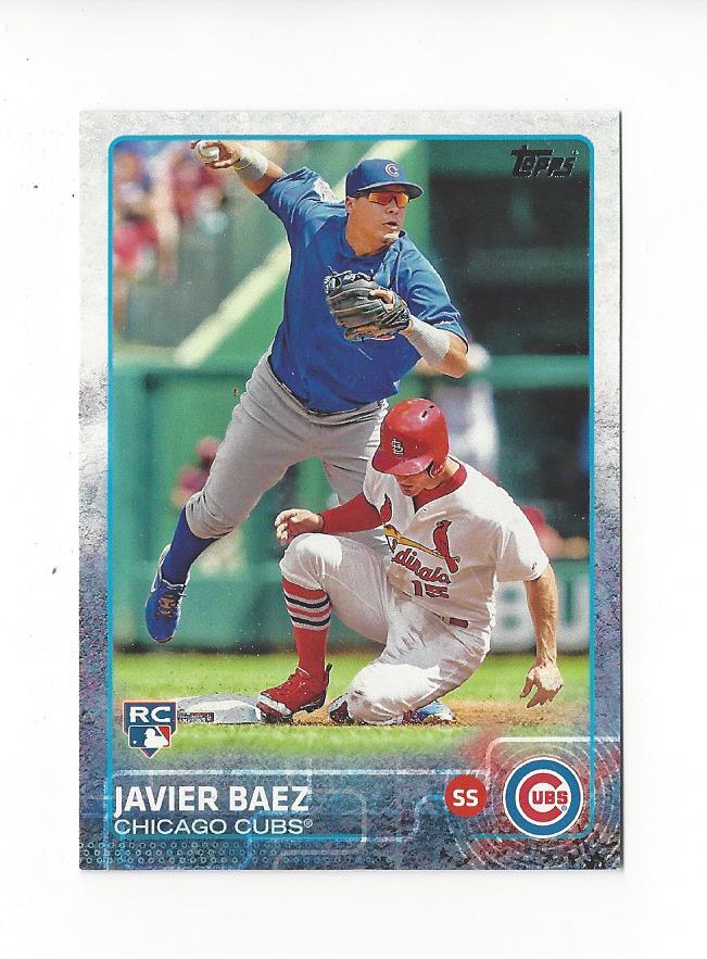 2015 Topps #315 Javier Baez RC Rookie Cubs Tigers