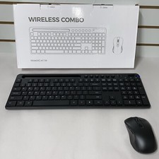Wireless Keyboard  Mouse Combo, MARVO 2.4G Ergonomic Wireless Keyboard W/ Phone