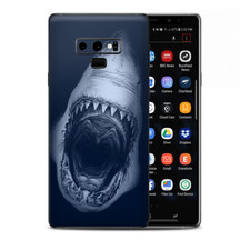 Skins Decal Wrap for Samsung Note 9 - Shark attack