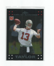 ZAC TAYLOR (Tampa Bay) 2007 TOPPS CHROME ROOKIE CARD #TC179