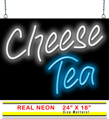 Cheese Tea Neon Sign | Jantec | 24'' x 18'' | Specialty Beverage