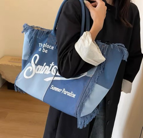 borsa in tela simile saint barth - Afbeelding 3 van 6