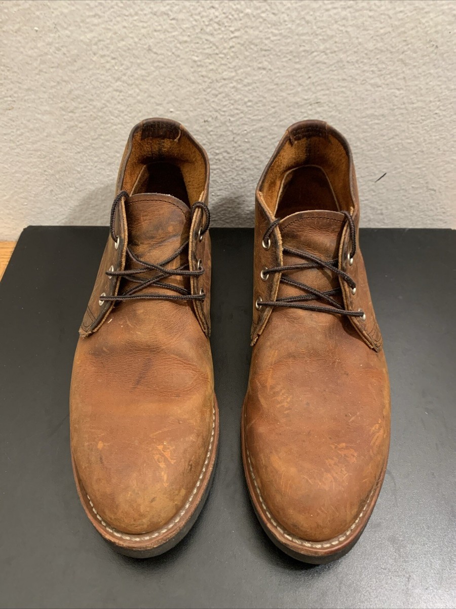 RED WING 9219 Amber Harness Brown Leather Foreman Chukka Boot Men