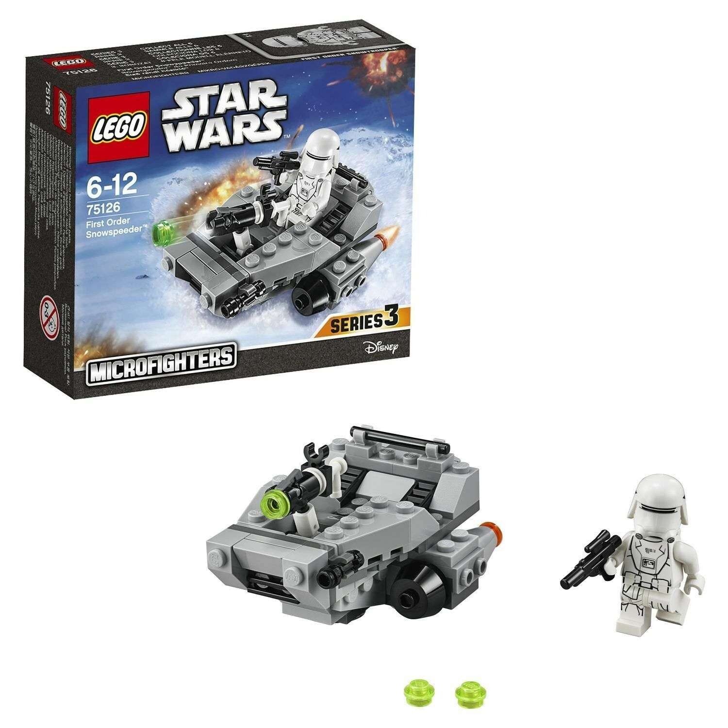 Lego 75126 First Order Snowspeeder™ Star Wars 91 Pieces 6-12 Ages NEW & RETIRED