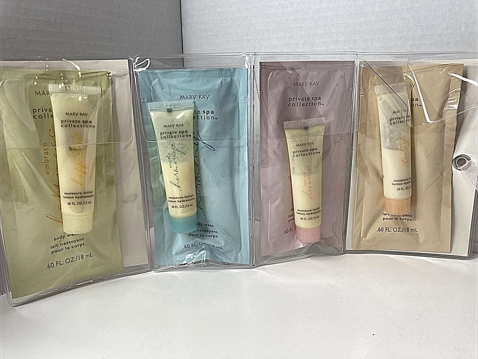 Mary Kay Private Spa Collection Embrace дорожный размер лот мытье тела и лосьон 8 шт. - Изображение 2 из 4