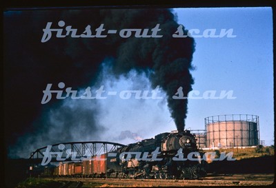 R DUPLICATE SLIDE - Union Pacific UP 3823 STEAM Action mit Fracht