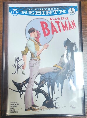ALL-STAR BATMAN #1 JAE LEE DYNAMIC FORCES EXCLUSIVE SGN JOHN ROMITA JR. LTD 100