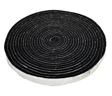 High Temp BBQ Smoker Grill Self-Stick Lid and Door Gasket, 1/8" x 1/2" x 15'