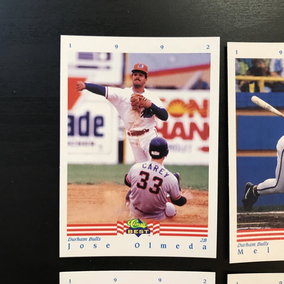 4 CARD LOT - 1992 CLASSIC BEST DURHAM BULLS NM - Image 2 of 4