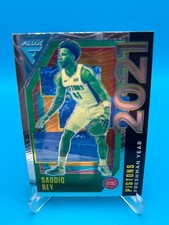 2020-21 Panini Flux - Freshman Year Silver Prizm #13 Saddiq Bey (RC)