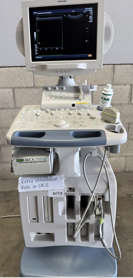 TOSHIBA NEMIO XG PREMIUM ISTYLE ULTRASOUND MACHINE w/PRINTER (AH53