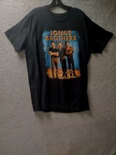 Jonas Brothers The Tour 2023 Five Albums One Night T-Shirt Black XL