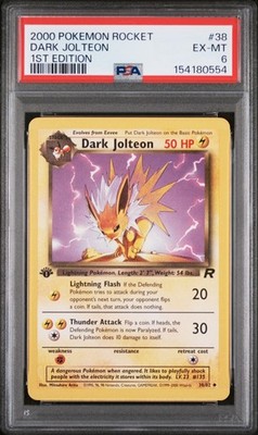 Dark Jolteon 38/82 Team Rocket Regular for sale online | eBay