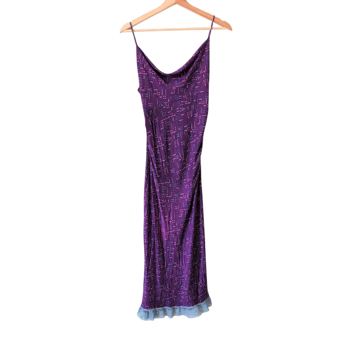 Robe Courte Violette Diane Von Furstenberg – Taille 10, Sans Manches, Laine Froncée