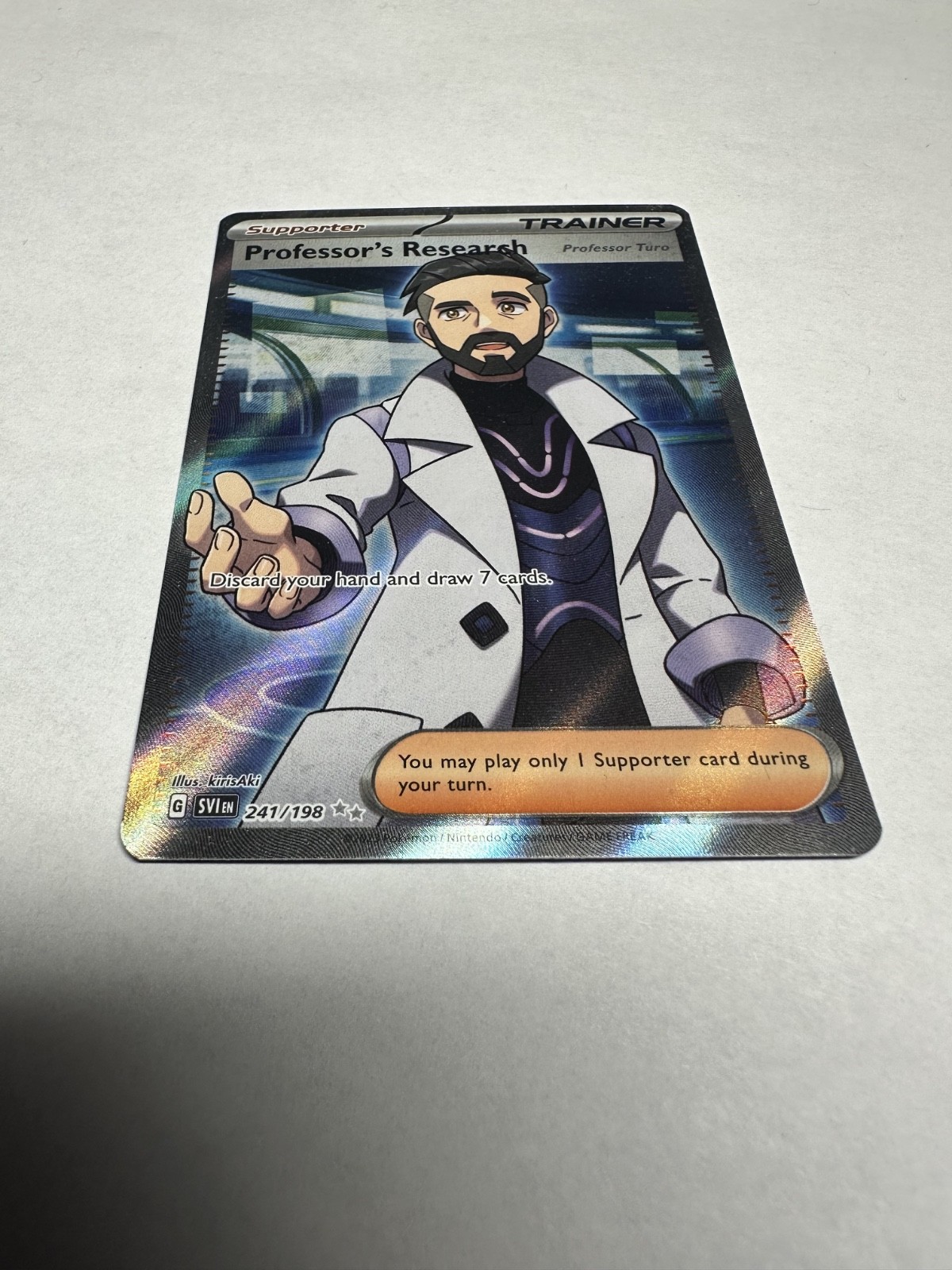 Professor's Research Professor Turo #241 (Pokemon TCG Scarlet & Violet)