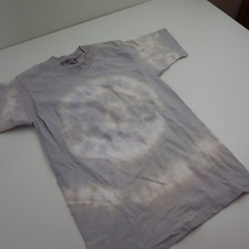 Camiseta Tie Dye Vintage Años 90 BVD Para Hombres XS/S Cambio de Color Hecha en EE. UU. Puntada Única