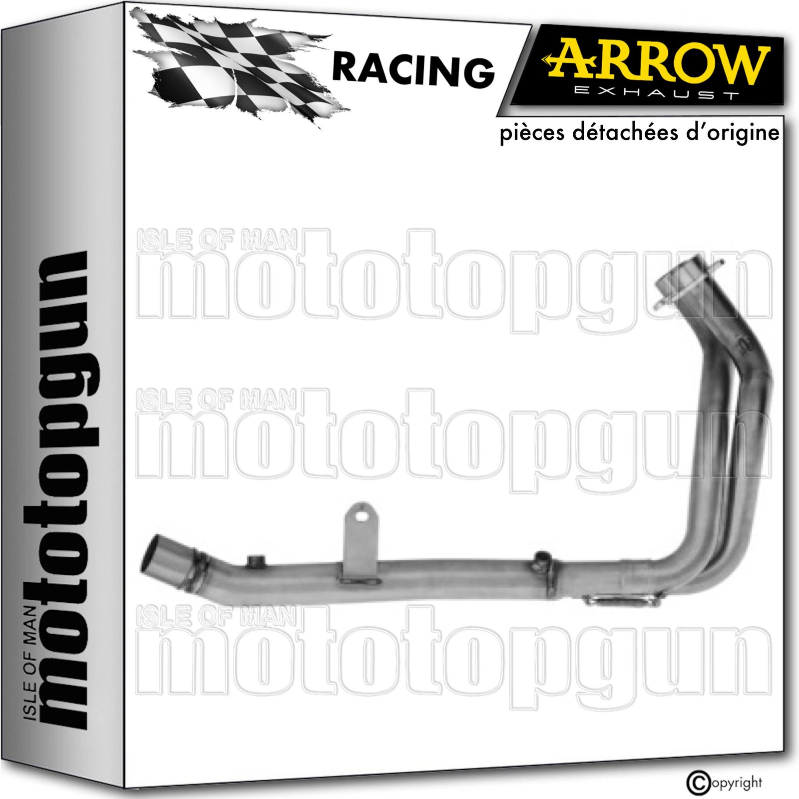 Collecteur Open Arrow Honda CBR 500 R 2025 pour libérer les performances sur circuit