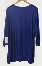 NWT Chico's Touch of Cool Wedge Tunic Top 3/sleeve Sz XXL (4) New $59