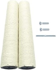 2-Pack 17.7" L  2.75" Cat Tree Replacement Post with M8 Bolt Cat Tower Relac...