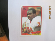 DEXTER MANLEY REDSKINS 1988 TOPPS FOOTBALL CARD #20