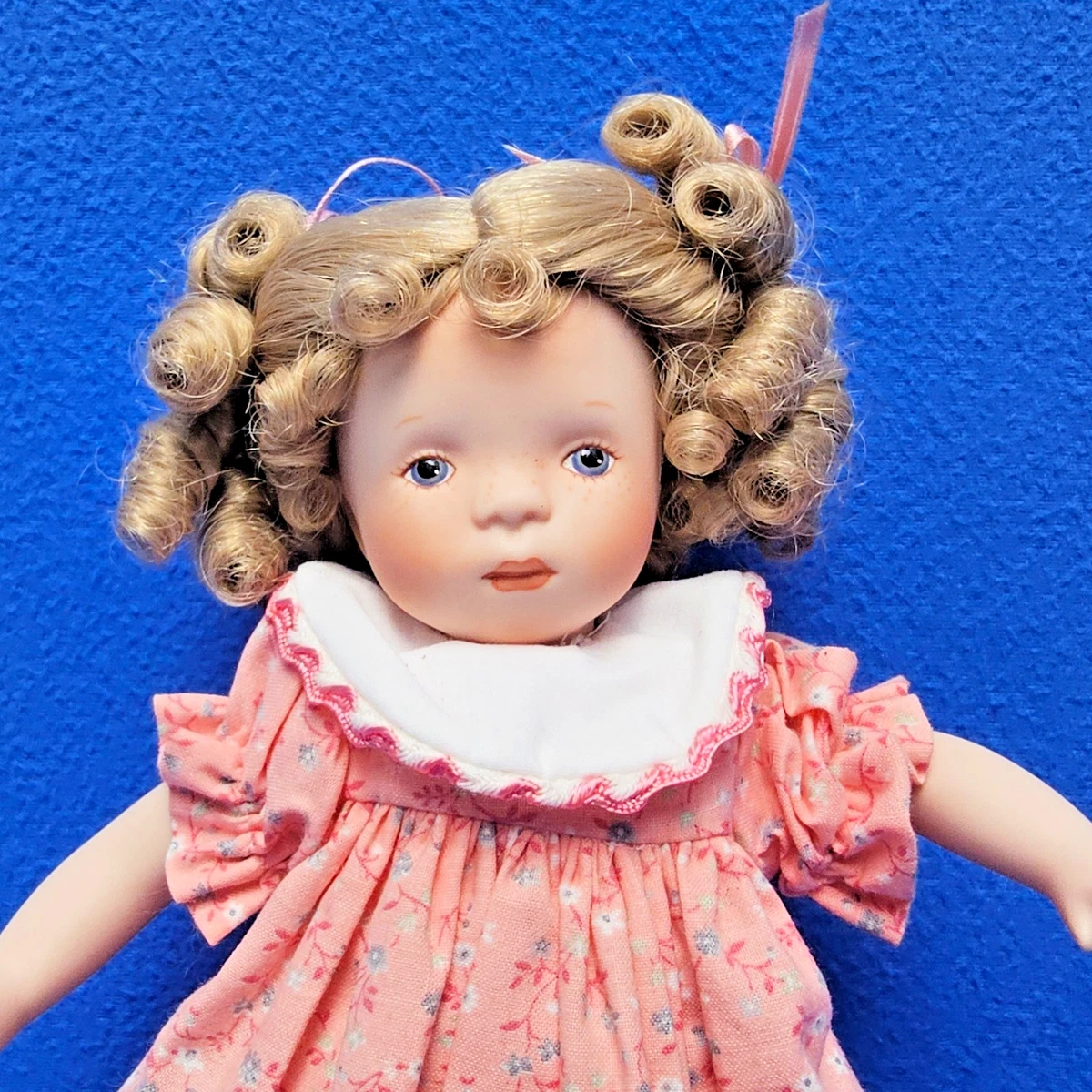 FRANKLIN MINT GRETCHEN MONTAG PUPPE SYLVIA NATTERER 25 CM DOLL