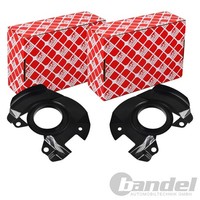 2X Febi Spritzbleche Bremsscheiben Vorne Passend FÜR KIA Picanto Links+Rechts